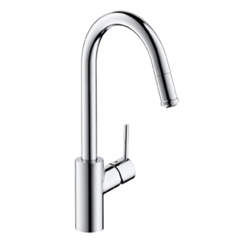 Hansgrohe TALIS S2 VARIARC Páková kuch. armatúra s vyťahov. výtokom, vz. nerezu 14872800