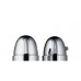Hansgrohe Dvouotvorový termostat na okraj vane, chróm 15450000