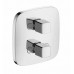 Hansgrohe PURAVIDA iControl Batérie, ventil pod omietku DN20, biela / chróm 15777400