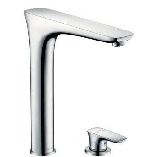 Hansgrohe PuraVida Páková drezová batéria, vzhľad nerezu 15812800 Hansgrohe PuraVida Páková drezová batéria, vzhľad nerezu 15812800