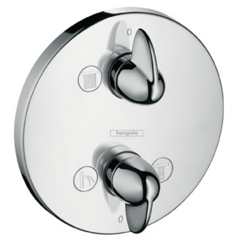 Hansgrohe iControl E pod omietku Uzatváracie a prepínací ventil DN20, chróm 15958000 Hansgrohe iControl E pod omietku Uzatváracie a prepínací ventil DN20, chróm 15958000
