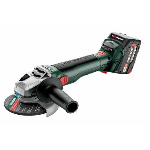 Metabo W 18 LT BL 11-125 aku úhlová bruska (18V/2x4,0Ah/125mm) 613052510