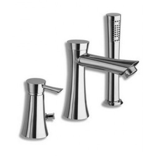 NOVASERVIS LA TORRE KONVEX stojanková vaňová batéria satino 17045,9