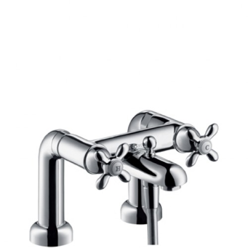 Hansgrohe AXOR CARLTON Armatúra s 2 kohúty na okraj vane, chróm / zlato 17470090