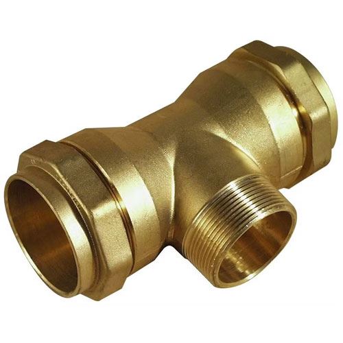 ISIFLO T-131 T-kus s vonkajším závitom na odbočke, 40 × 5/4" × 40 mm, PN16 2.1.131.40114