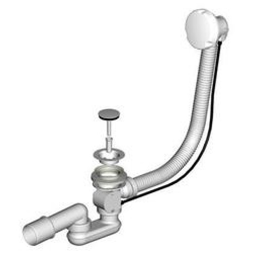 Jika Automatická vaňová výpusť s napúšťaním vrátane vaňového sifónu, chróm H2948170040001