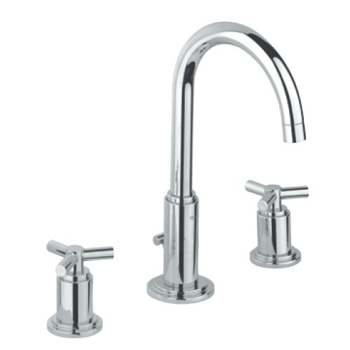 GROHE Atrio kohútiková umývadlová trojotvorová batéria, DN 15, chróm 20008000