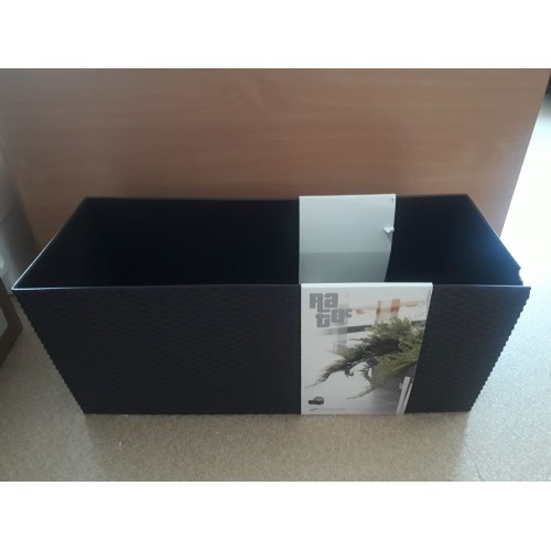 VÝPREDAJ Prosperplast RATO CASE Truhlík + zavlažovací systém 80x33x32cm umbra POŠKODENÉ