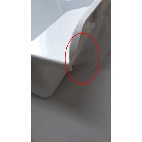 VÝPREDAJ ZELVO MAXIMUS Drez plastový (výlevka),svetlý granit MK38937 ZLOMENÝ PLAST!