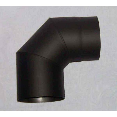 Koleno dymovodu 150mm 90 ° (2) čierna Koleno dymovodu 150mm 90 ° (2) čierna