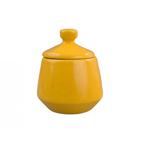 VETRO-PLUS Cukřenka žltá square 280ml 2030931120D