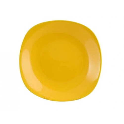 VETRO-PLUS tanier hlboký žltý square 23cm 203093120A