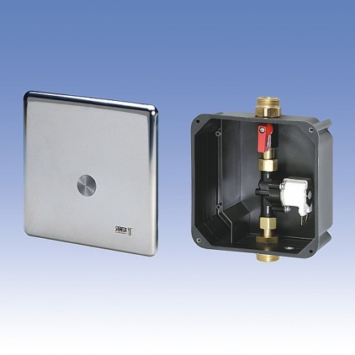 SANELA splachovač pisoára SLP 02p s piezo tlačidlom 21021