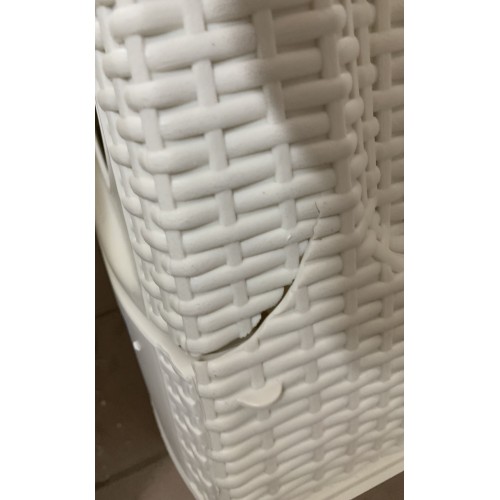 VÝPREDAJ CURVER RATTAN toaleta pre mačky 38,5 x 40 x 51 cm krémová 00615-P16 POŠKODENÉ!!!