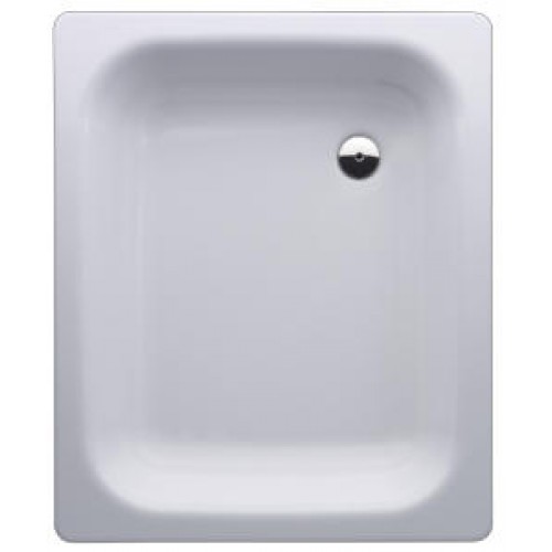 LAUFEN PLATINA Oceľová vanička obdĺžniková 90x75cm, biela, 2.1502.3.000.040.1