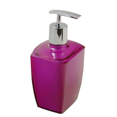 SAPHO RAINBOW NEON dávkovač mydla na postavenie, lila 22020513