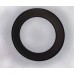 Ružica dymovodu 150mm krúžok (0,5) čierna