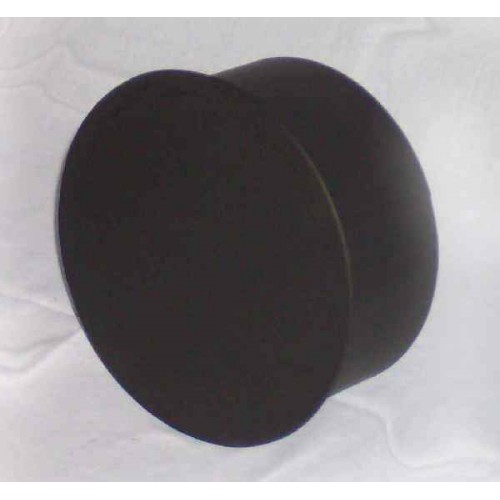Komínová záslepka 120mm (1,5) čierna