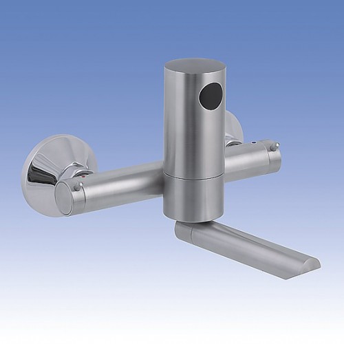 SANELA Nástenná umývadlová batéria SLU 12BRK, pre dve vody, rozteč 100 mm 23127 SANELA Nástenná umývadlová batéria SLU 12BRK, pre dve vody, rozteč 100 mm 23127