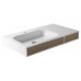 SAPHO NEAT 23150101 keramické umývadlo Quadro s úložným priestorom 90x12x52cm