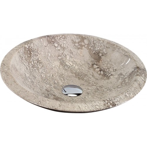 SAPHO BLOK 2401-05 kamenné umývadlo priemer 45cm, výška 11cm, leštený koral