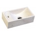 SAPHO BLOK 2401-09 kamenné umývadlo 40x22x12cm, matný béžový travertín
