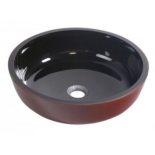 SAPHO BEAUTY 2501-06 OLIVIER sklenené umývadlo priemer 42cm