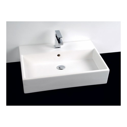 SAPHO UMÝVADLÁ NA DOSKU 2507 PURITY keramické umývadlo 60x42cm
