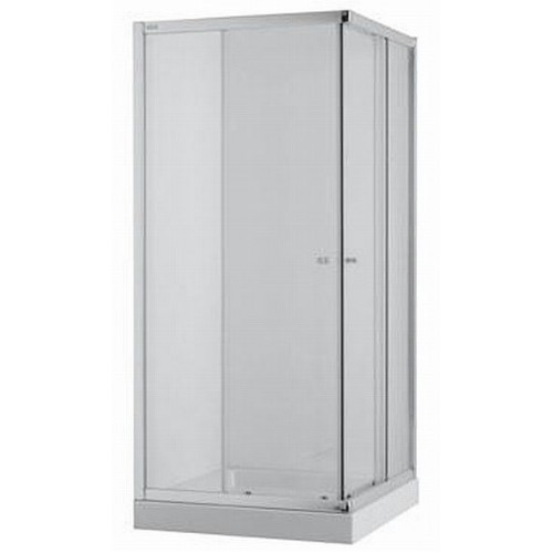 Jika CUBITO sprchovací kút 1000x1850 transparentné sklo 251423