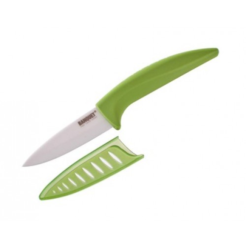 BANQUET Praktický nôž Gourmet Ceramia Verde 17,5cm 25CK03G004