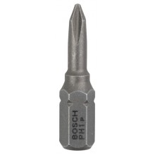 BOSCH Extra-Hart Skrutkovacie bit zvlášť tvrdý PH 1, 25 mm, 3ks 2607001508