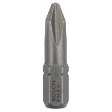 BOSCH Extra-Hart Skrutkovacie bit zvlášť tvrdý PH 2, 25 mm, 3ks 2607001511