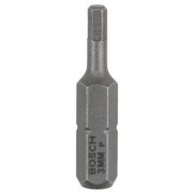BOSCH Skrutkovací bit Extra Hard HEX 3, 25 mm 2607001722