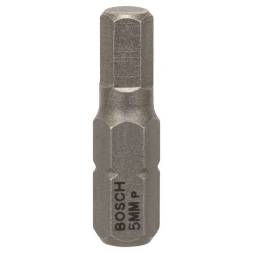 BOSCH Extra-Hart Skrutkovacie bit zvlášť tvrdý, HEX 5, 25 mm 2607001726