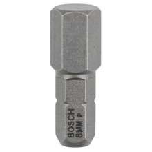 BOSCH Skrutkovací bit Extra Hard HEX 8, 25 mm 2607001730