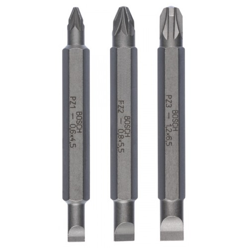 BOSCH 3-dielna sada obojstranných čepelí 2607001747