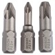 BOSCH 3-dielna sada skrutkovacích bitov Extra Hard (PZ) PZ1; PZ2; PZ3; 25 mm 2607001753