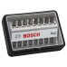 BOSCH 8-dielna sada skrutkovacích bitov Sx PZ Robust Line, verzia Extra Hard 2607002557