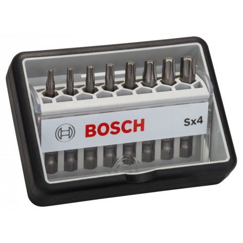 BOSCH 8-dielna sada skrutkovacích bitov Sx T Robust Line, verzia Extra Hard 2607002559