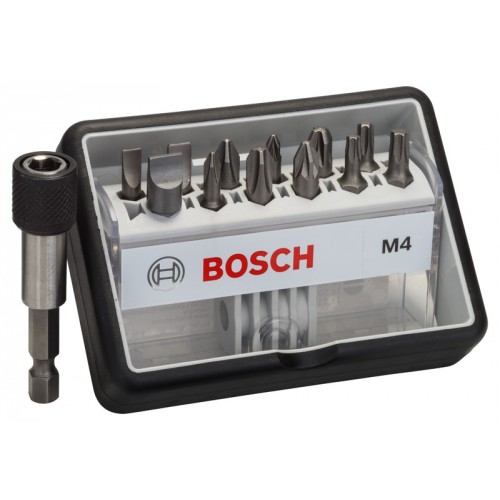 BOSCH (12+1) Sada skrutkovacích bitov s adaptérom Robust Line, M Extra-Hart 2607002566