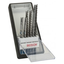 BOSCH 6-dielna sada listov do priamočiarej píly so stopkou v tvare T 2607010531