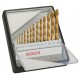 BOSCH 13-dielna sada vrtákov do kovu HSS-TiN Robust Line, 135°, 1,5 – 6,5 mm 2607010539