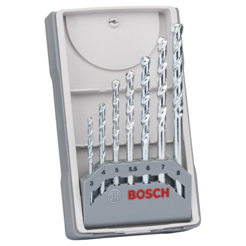 BOSCH 7dielna súprava vrtákov do kameňa CYL-1 2607017035