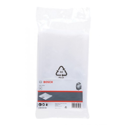 BOSCH Vrecko na odpad 5 l, plastové (5 ks) na vysávač GAS 15 PS 2608000698
