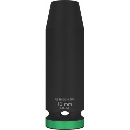 BOSCH Nástrčný kľúč PRO Impact Socket, 1/2", 10 mm, hlboký 2608003044