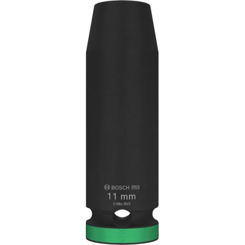 BOSCH Nástrčný kľúč PRO Impact Socket, 1/2", 11 mm, hlboký 2608003045