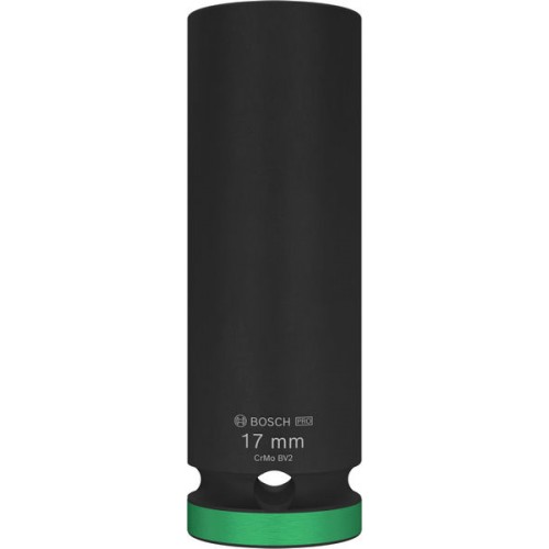 BOSCH Nástrčný kľúč PRO Impact Socket, 1/2", 17 mm, hlboký 2608003049