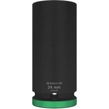 BOSCH Nástrčný kľúč PRO Impact Socket, 1/2", 24 mm, hlboký 2608003055