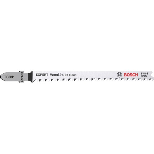 BOSCH List priamočiarej píly EXPERT ‘Wood 2-side clean’ T 308 BP, 5 ks 2608900558