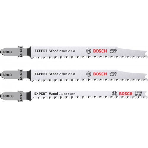 BOSCH 3-dielna sada listov EXPERT ‘Wood 2-side clean‘ T308B/BO 260890055